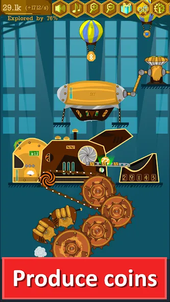 Steampunk Idle Gear Spinner (Стеампанк Идл Спиннер Фабрика)  [МОД Unlocked] Screenshot 2