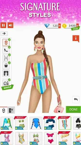 Fashion Stylist: Dress Up Game  [МОД Бесконечные монеты] Screenshot 5