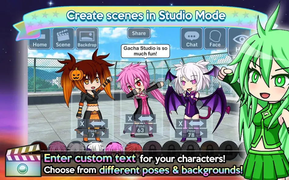 Gacha Studio (Anime Dress Up) (Гача Студио)  [МОД Много монет] Screenshot 3