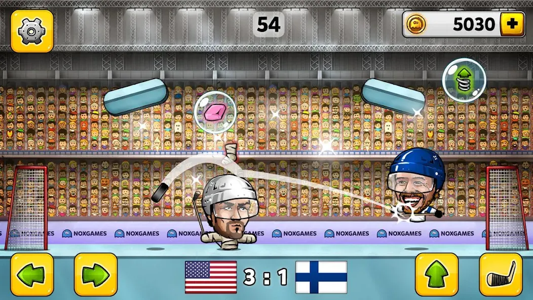 Puppet Hockey: Pond Head  [МОД Много монет] Screenshot 2