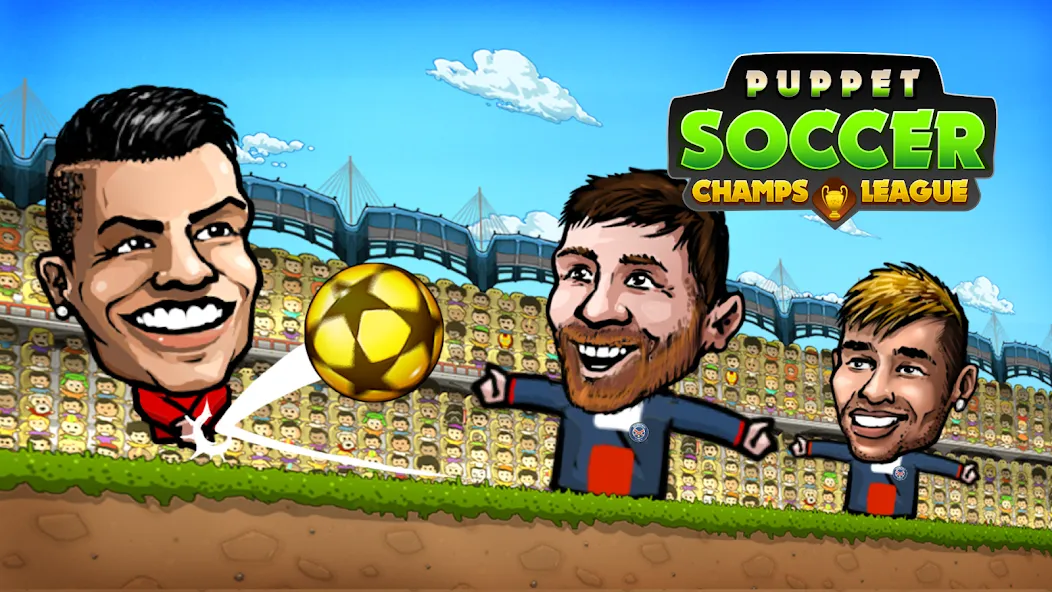 Puppet Soccer: Champs League (Паппет Соккер)  [МОД Menu] Screenshot 1