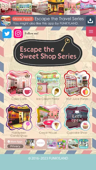 Escape the Sweet Shop Series (Эксперименты в кондитерской серии)  [МОД Unlimited Money] Screenshot 1