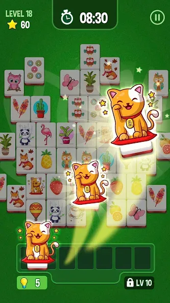 Mahjong Triple 3D -Tile Match (Маджонг Трипл 3Д)  [МОД Много денег] Screenshot 3