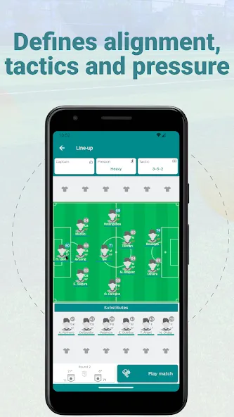 Superkickoff - Soccer manager (уперкикофф)  [МОД Много монет] Screenshot 5