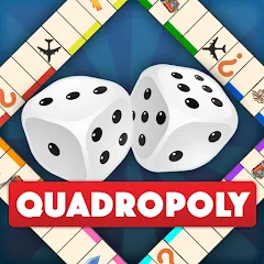 Взломанная Quadropoly - Classic Business  [МОД Menu] - последняя версия apk на Андроид