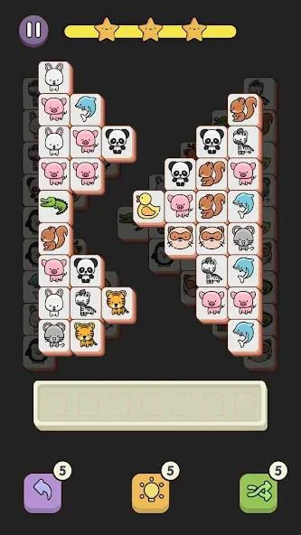 Match 3 Animal - Zen Puzzle (Матч 3 Животное)  [МОД Меню] Screenshot 1