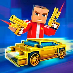 Скачать взломанную Block City Wars: Pixel Shooter (Блок Сити Варс)  [МОД Unlimited Money] - последняя версия apk на Андроид