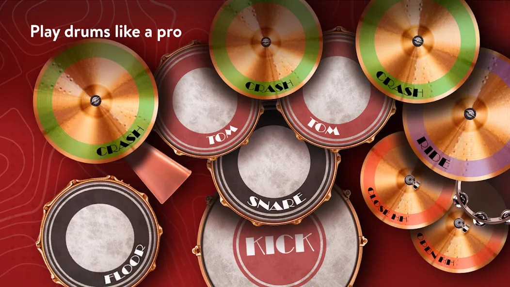 Classic Drum: electronic drums (Классик Драм)  [МОД Menu] Screenshot 1
