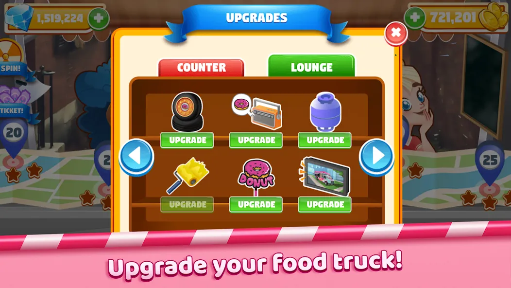 Boston Donut Truck: Food Game (Бостонский Донат Трак)  [МОД Все открыто] Screenshot 3