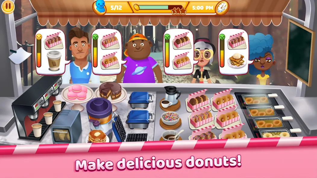 Boston Donut Truck: Food Game (Бостонский Донат Трак)  [МОД Все открыто] Screenshot 5