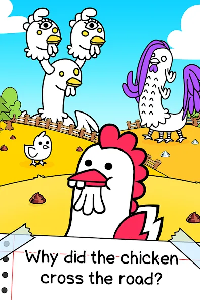 Chicken Evolution: Idle Game (Чикен Эволюшн)  [МОД Много денег] Screenshot 1