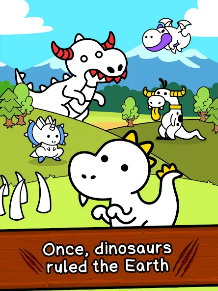 Dino Evolution: Dinosaur Game (Дино Эволюшн)  [МОД Бесконечные монеты] Screenshot 5