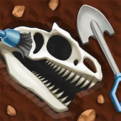 Взломанная Dino Quest: Dig Dinosaur Game (Дино Квест)  [МОД Все открыто] - последняя версия apk на Андроид