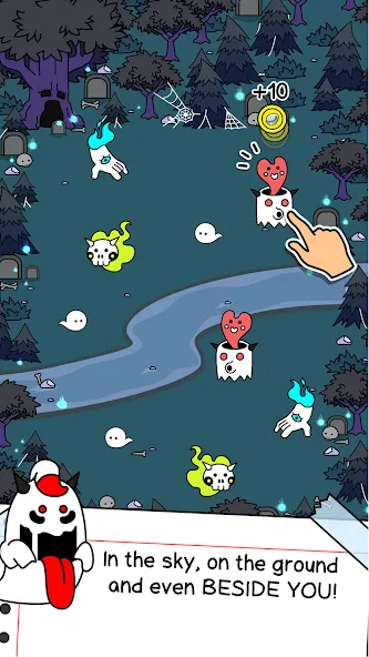 Ghost Evolution: Merge Spirits (Гост Эволюшн)  [МОД Бесконечные монеты] Screenshot 2