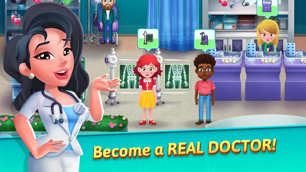 Medicine Dash: Hospital Game (Медицинский Дэш)  [МОД Все открыто] Screenshot 1