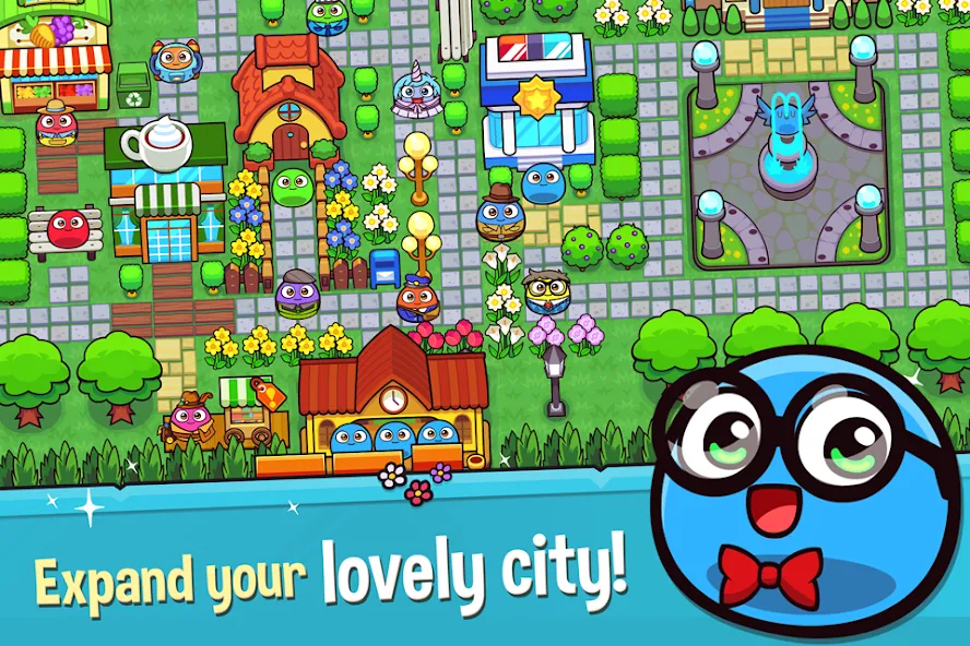 My Boo Town: City Builder Game (Май Бу Таун)  [МОД Много денег] Screenshot 3