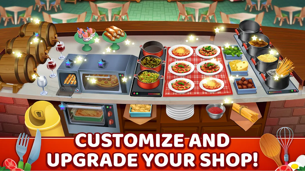 My Pasta Shop: Cooking Game (Мой Паста Шоп)  [МОД Menu] Screenshot 4