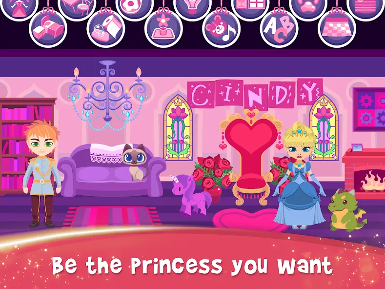 My Princess Castle: Doll Game (Мой Принцессин Замок)  [МОД Много денег] Screenshot 1