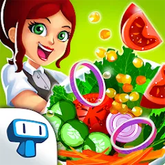 Взломанная My Salad Bar: Veggie Food Game (Мой салатбар)  [МОД Unlocked] - стабильная версия apk на Андроид