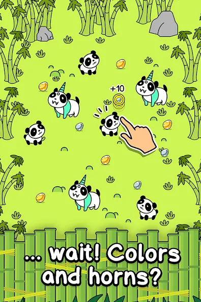 Panda Evolution: Idle Clicker (Панда Эволюция)  [МОД Бесконечные деньги] Screenshot 2