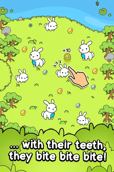 Rabbit Evolution: Merge Bunny (Рэббит Эволюшн)  [МОД Unlimited Money] Screenshot 2