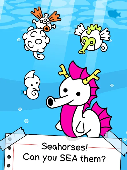 Seahorse Evolution: Sea Mutant (Сиходеволюция)  [МОД Mega Pack] Screenshot 5