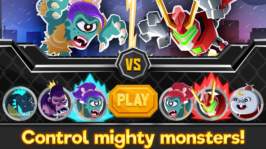 UFB Rampage: Monster Fight (УФБ Рэмпейдж)  [МОД Menu] Screenshot 3