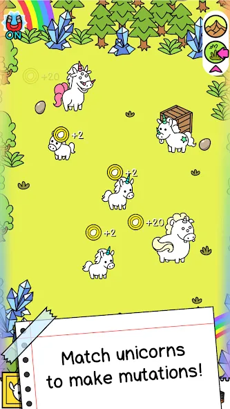 Unicorn Evolution: Idle Catch (Юникорн Эволюшн)  [МОД Unlimited Money] Screenshot 2