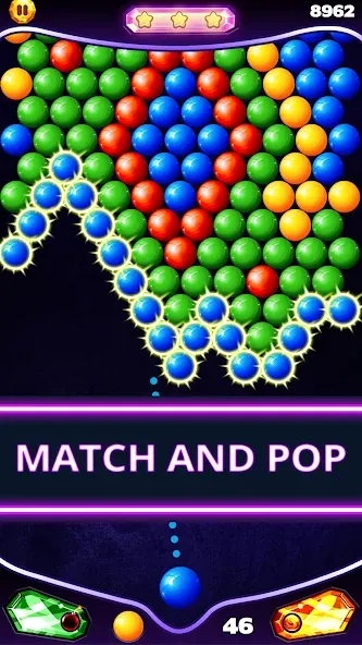 Bubble Shooter Classic (Бабл Шутер Классик)  [МОД Бесконечные деньги] Screenshot 4