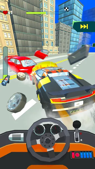 Crazy Rush 3D: Race Master (Крейзи Раш 3Д)  [МОД Бесконечные монеты] Screenshot 2