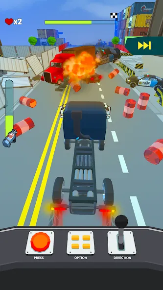 Crazy Rush 3D: Race Master (Крейзи Раш 3Д)  [МОД Бесконечные монеты] Screenshot 3