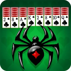 Взлом Spider Solitaire: Card Game (Спайдер Солитер)  [МОД Меню] - полная версия apk на Андроид