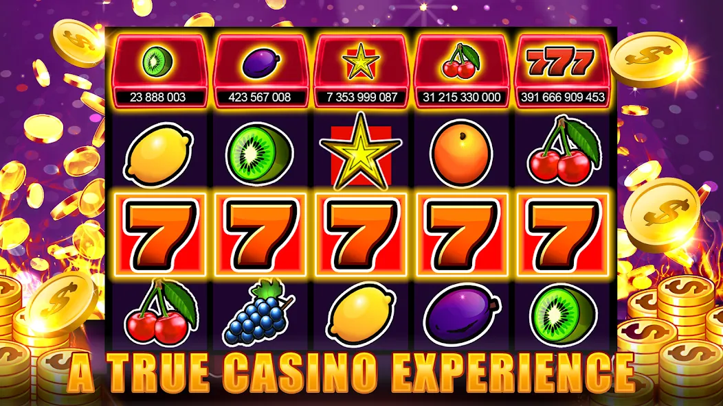 Slots 777 - Slot Machine Games  [МОД Unlimited Money] Screenshot 1