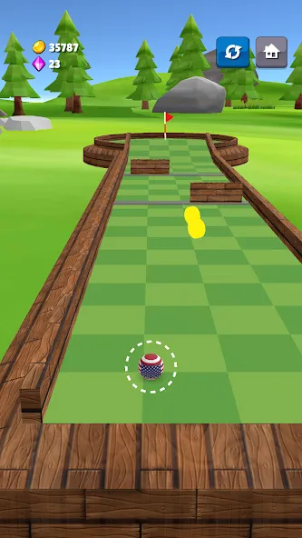 Mini Golf Game - Putt Putt 3D (Мини Гольф Челлендж)  [МОД Menu] Screenshot 1