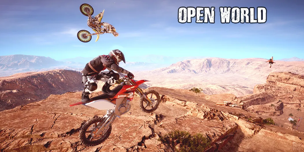 Dirt MX Bikes KTM Motocross 3D (Дирт МХ Байкс КТМ Мотокросс 3Д)  [МОД Много монет] Screenshot 1