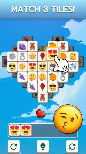 Tile Match Emoji -Triple Tile (Тил Матч Эмоджи)  [МОД Unlimited Money] Screenshot 2