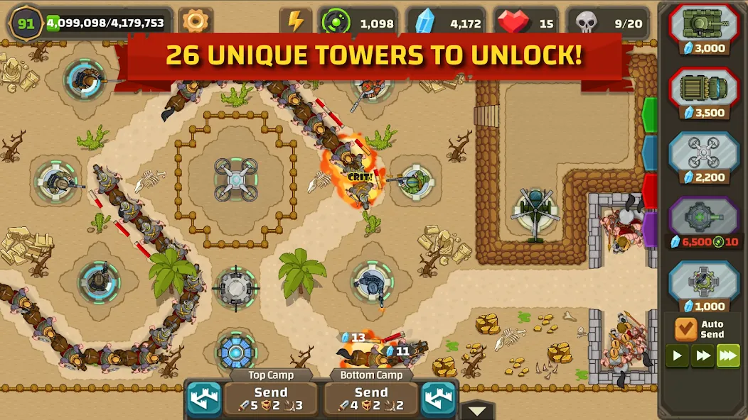 Ancient Allies Tower Defense (Аншент Эллайес Тауэр Дефенс)  [МОД Unlocked] Screenshot 1