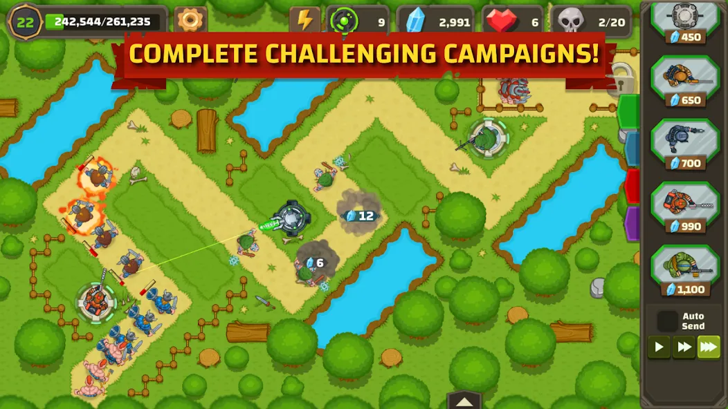 Ancient Allies Tower Defense (Аншент Эллайес Тауэр Дефенс)  [МОД Unlocked] Screenshot 2