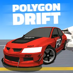 Скачать взломанную Polygon Drift: Traffic Racing (Полигон Дрифт)  [МОД Бесконечные деньги] - полная версия apk на Андроид