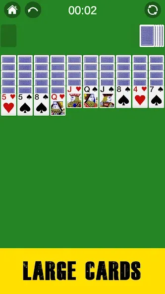 Spider Solitaire Card Game Fun  [МОД Бесконечные деньги] Screenshot 2