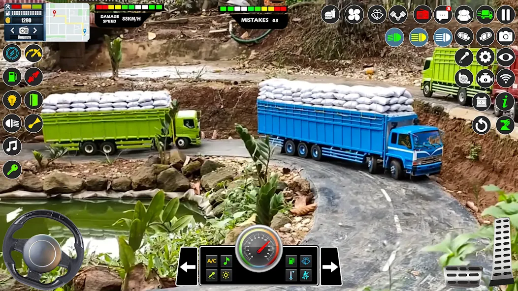 Mud Truck Runner Simulator 3D  [МОД Много денег] Screenshot 3