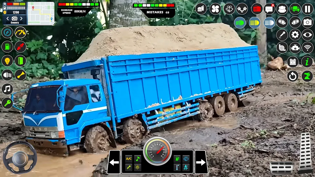 Mud Truck Runner Simulator 3D  [МОД Много денег] Screenshot 4