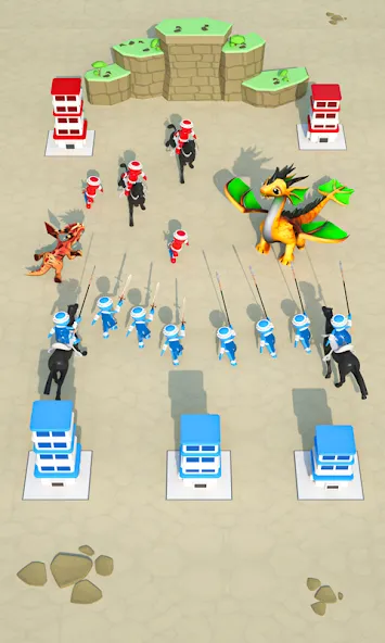 Merge And Conquer: Battle Game (Мердж энд Конкер)  [МОД Menu] Screenshot 1