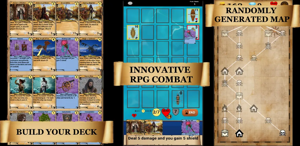 RogueShip - RPG Roguelike Card (РоугеШип)  [МОД Unlocked] Screenshot 2