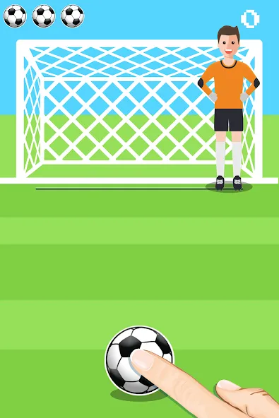 Penalty Shootout Game Offline (Пенальти игра без подключения к интернету)  [МОД Меню] Screenshot 1