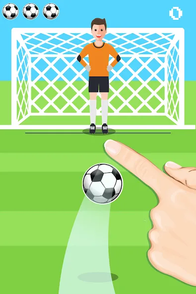 Penalty Shootout Game Offline (Пенальти игра без подключения к интернету)  [МОД Меню] Screenshot 2