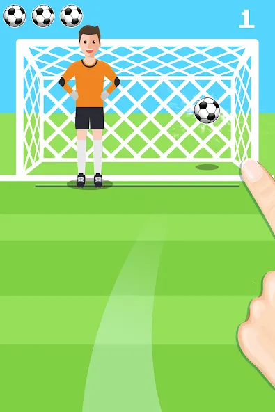 Penalty Shootout Game Offline (Пенальти игра без подключения к интернету)  [МОД Меню] Screenshot 3