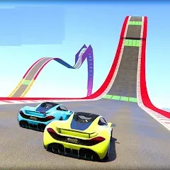 Скачать взлом Mega Ramp Car Offline Games  [МОД Все открыто] - полная версия apk на Андроид