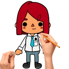 Скачать взлом How to draw Toca  [МОД Меню] - стабильная версия apk на Андроид