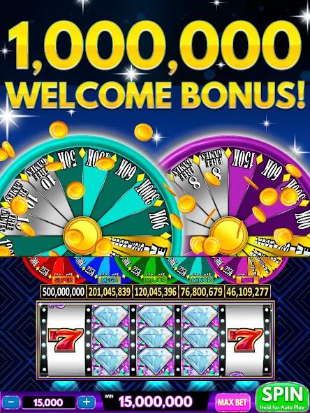 Spin Vegas Slots: Slot Games (Спин Вегас слоты)  [МОД Unlimited Money] Screenshot 1